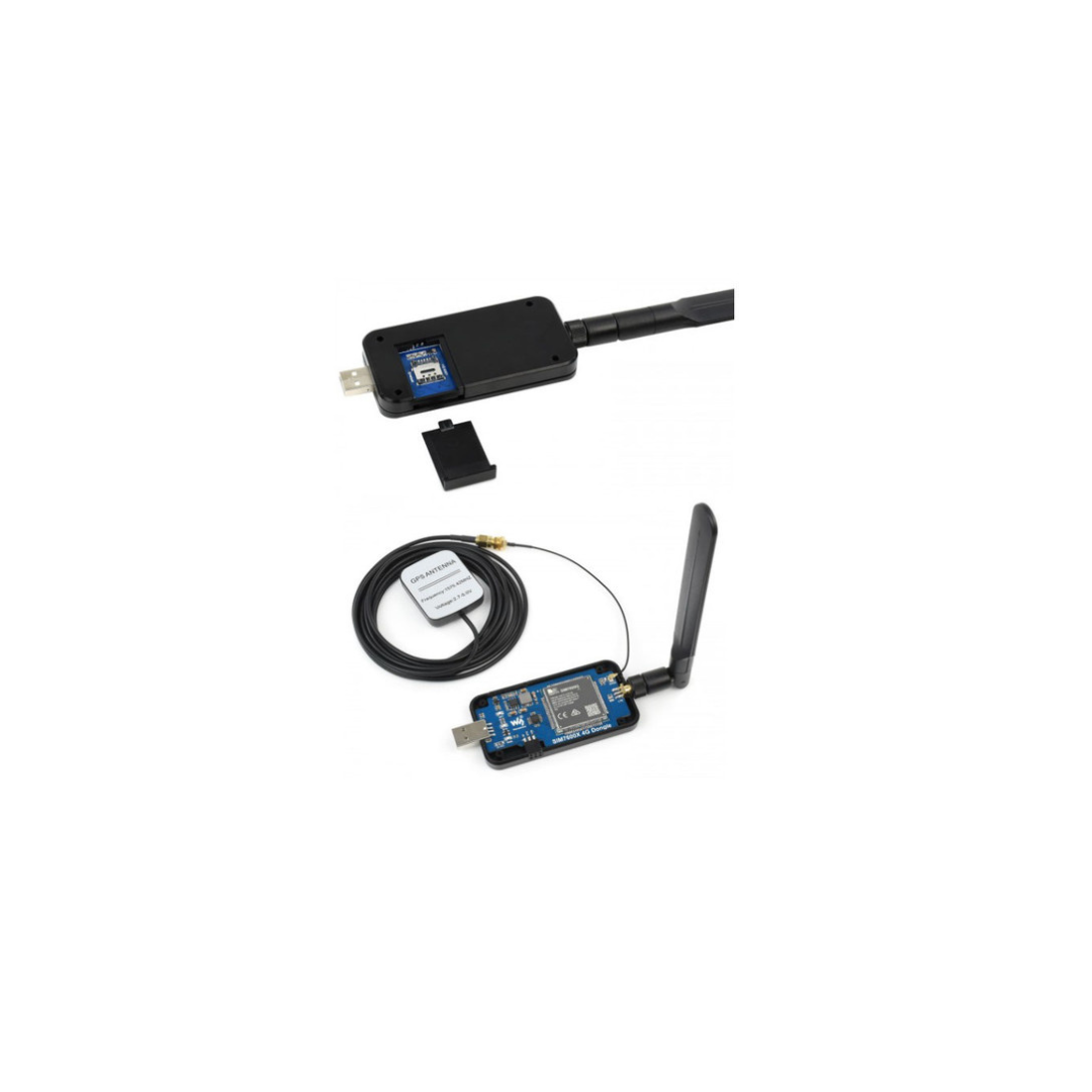 SIM7600G-H 4G DONGLE, GNSS Positioning, Global Band Support