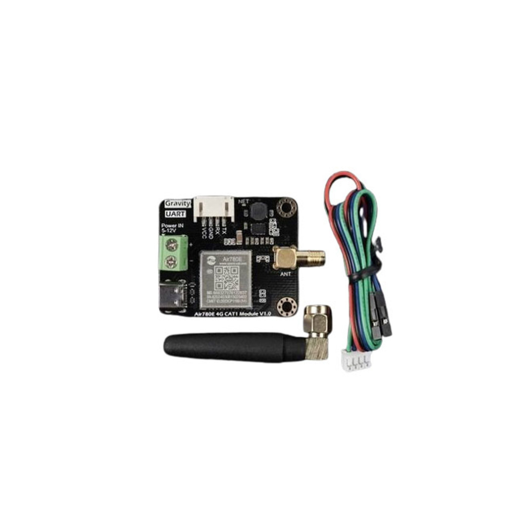 Gravity: Air780E 4G IoT CAT1 Communication Module For China, India, SEA (Raspberry Pi / LattePanda Compatible)