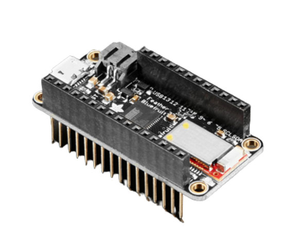Adafruit Feather 32u4 Bluefruit LE with Stacking Headers – Assembled