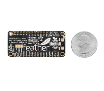 Adafruit Feather 32u4 Bluefruit LE with Stacking Headers – Assembled