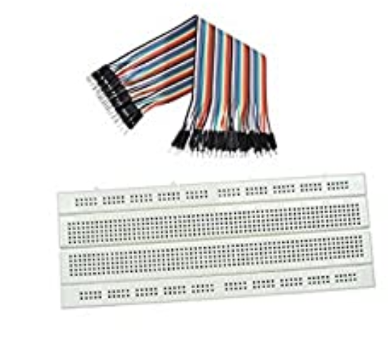 AEROKART INDIA Combo of Breadboard & Jumper wire male to Male