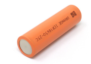 Orange ICR18650-25C 3.7V 2500mAh 3C Li-ion Battery
