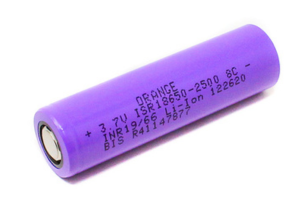 Orange A Grade ISR 18650 3.7V 2500mAh 8C Li-ion Battery