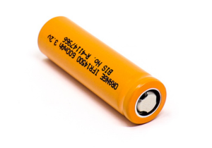 Orange A Grade IFR14500 3.2V 600mAh 3C AA Size LiFePO4 Battery