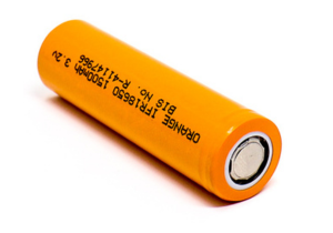 Orange A Grade IFR18650 3.2V 1500mAh 3C LiFePO4 Battery