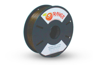 Orange Marble PLA+ 1.75mm 3D Printing Filament 1kg-Galaxy black