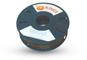 Orange Marble PLA+ 1.75mm 3D Printing Filament 1kg-Galaxy black