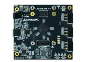Digilent USB104 A7: Artix-7 FPGA Development Board with SYZYGY-compatible Expansion