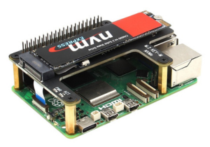 Geekworm X1015 PCIe toM.2 Key-M NVMe SSD PIP TOP for Raspberry Pi 5