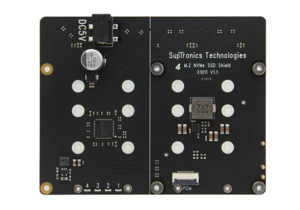 Geekworm X1011 PCIe to Four M.2 NVMe SSD Board for Raspberry Pi 5