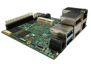 AAEON UP SQUARED Single Board computer with Intel N3350 (F1) 2GB DDR4, 32GB eMMC. Rev A1. 0