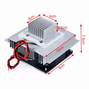 Cooling System Heat Sink Set with FAN DIY Kit for Thermoelectric Peltier Refrigeration (without Peltier Module)