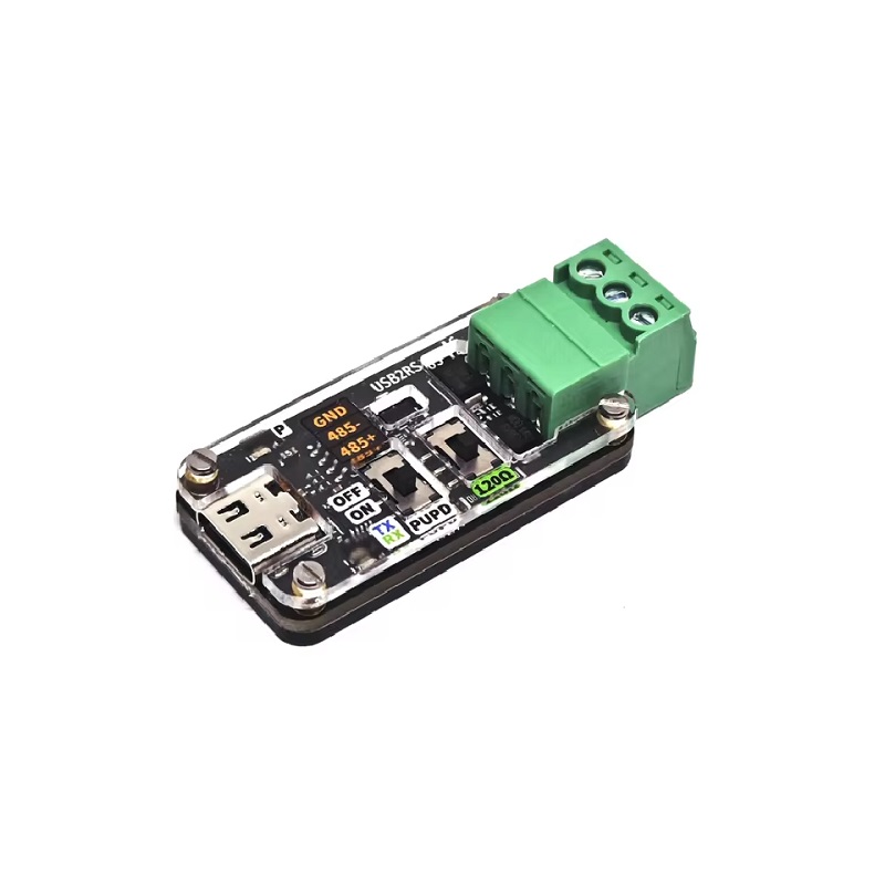 WeAct Studio USB To RS485 485 Converter Module RS485BUS Analyzer 1KΩ 120Ω Switch High Reliability Industrial