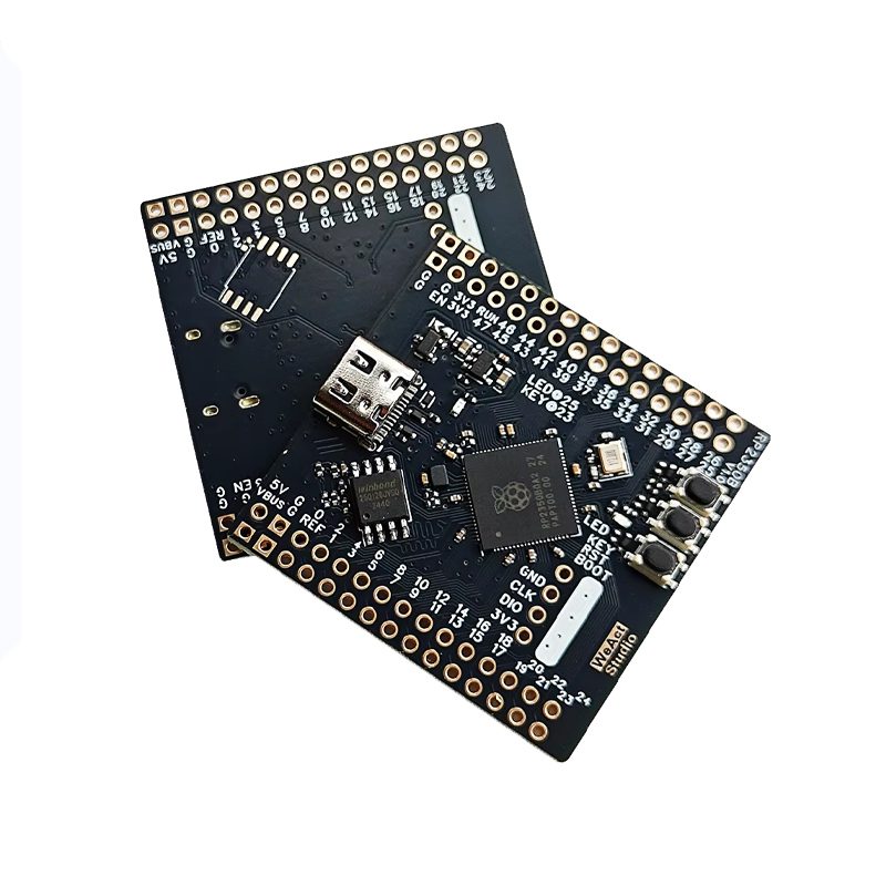 WeAct Studio RP2350B Raspberry Pi RP2350B RISC-V Hazard3 520KByte SRAM 16MByte QSPI Flash 48GPIO All out