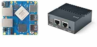Nanopi R4S Mini Router OpenWRT with Dual-Gbps Ethernet Ports 4GB LPDDR4 Based in RK3399 Soc for IOT NAS Smart Home Gateway