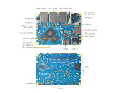 NanoPi R6C 4 GB RAM-Bare Board