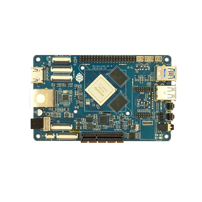 Pine64 ROCKPro64 Single Board Computer with 4GB LPDDR4 system memory