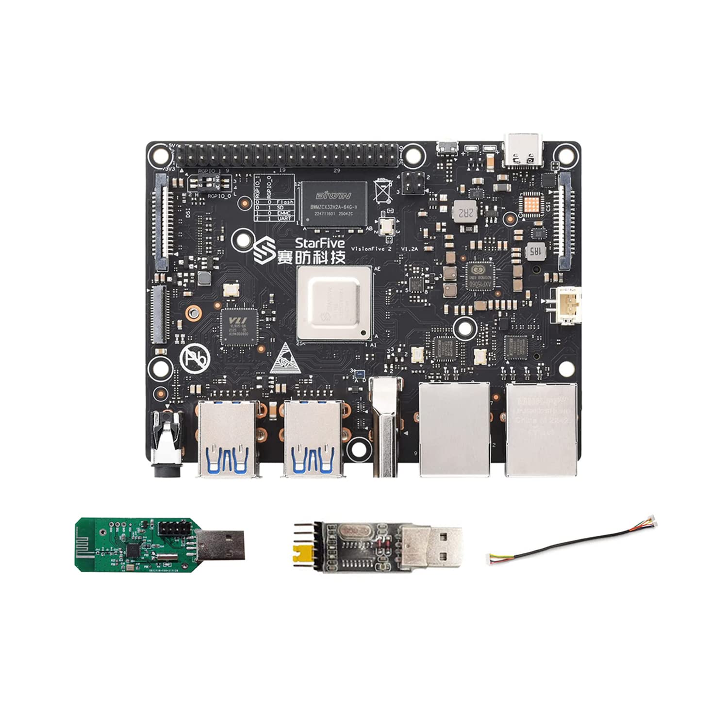 VisionFive2 RISC-V Single Board Computer 8GB WiFi