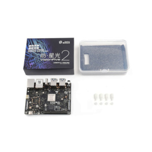 VisionFive2 RISC-V Single Board Computer, StarFive JH7110 Processor with Integrated 3D GPU, base on Linux, 4GB RAM