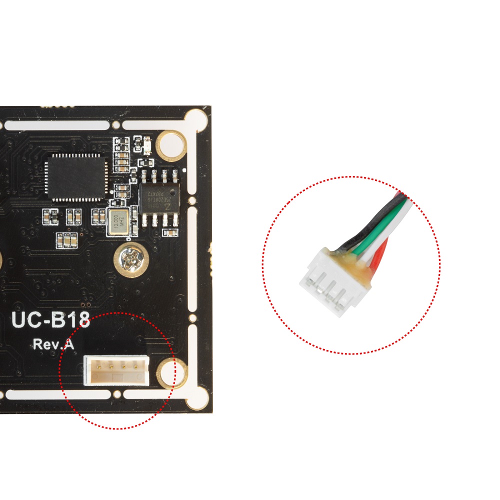 Arducam B0468 1080P Low Light Low Distortion USB Camera Module with Microphone