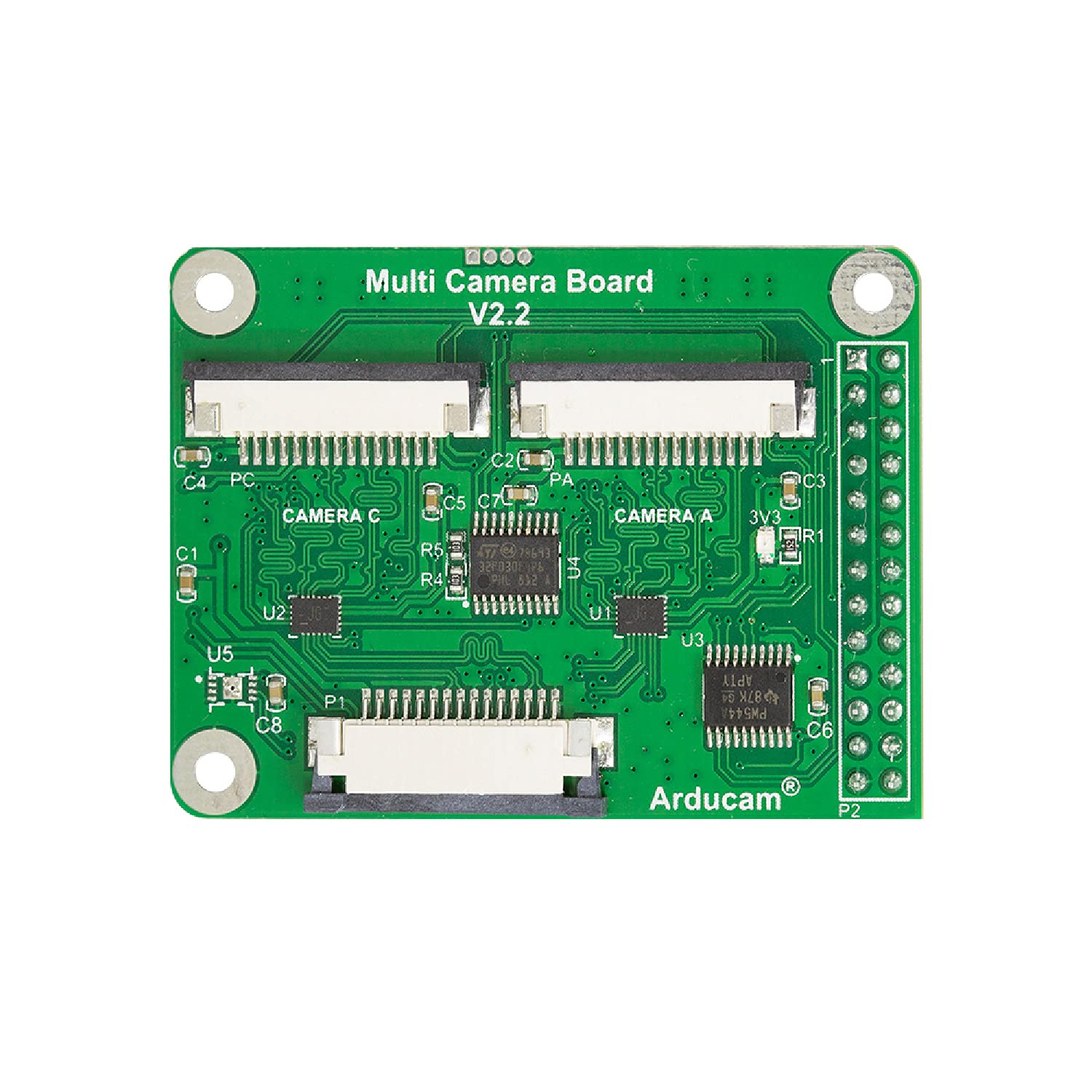 Arducam Multi-camera adapter board for Arduino SPI Mini Camera