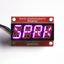 SparkFun COM-18566 Qwiic Alphanumeric Display – Green