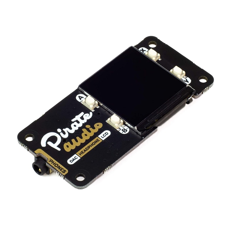 PIMORONI Pirate Audio: Headphone Amplifier with 3.5mm jack for Raspberry Pi