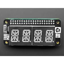 PIMORONI Four Letter pHAT – Four Letter Display for Raspberry Pi