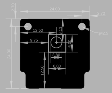 PIMORONI PAA5100JE Near Optical Flow SPI Breakout