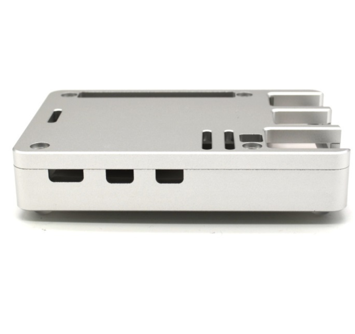 EDATEC Raspberry Pi5 Passive Cooling CNC Box, silver