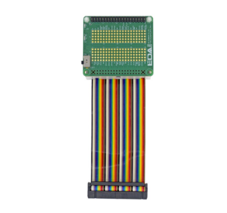 EDATEC 40pin I/O Protector for Pi400, Rainbow Cable