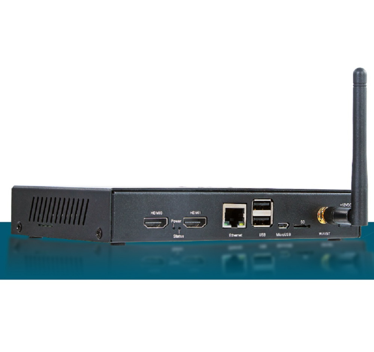 EDATEC CM4 IO Computer ED-CM4IO-1208-C with WIFI Antena Metal case 2GB RAM and 8GB EMMc