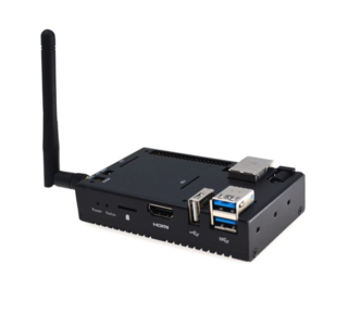 EDATEC CM4NANO baseboard withCM4108008 WIFI antenna, metal case 8GB RAM and 8GB EMMC