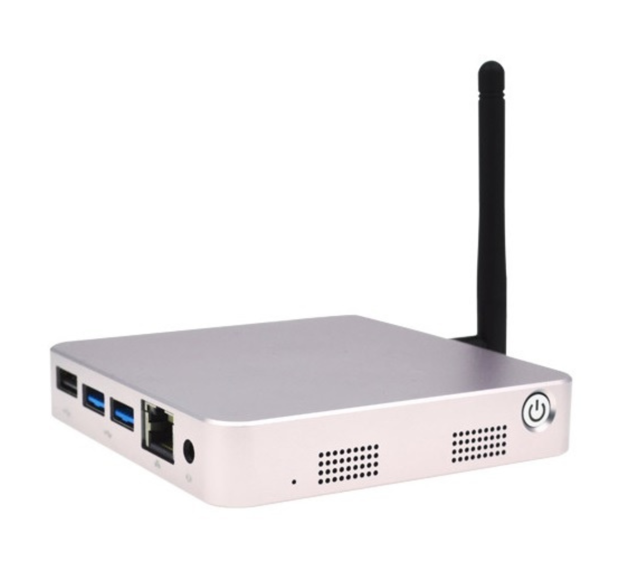 EDATEC CM4 Media Baseboard CM4104000 4GB DDR,120G SSD WiFi/Bluetooth Antenna Silver Color CNC Aluminum Case 8MP Camera