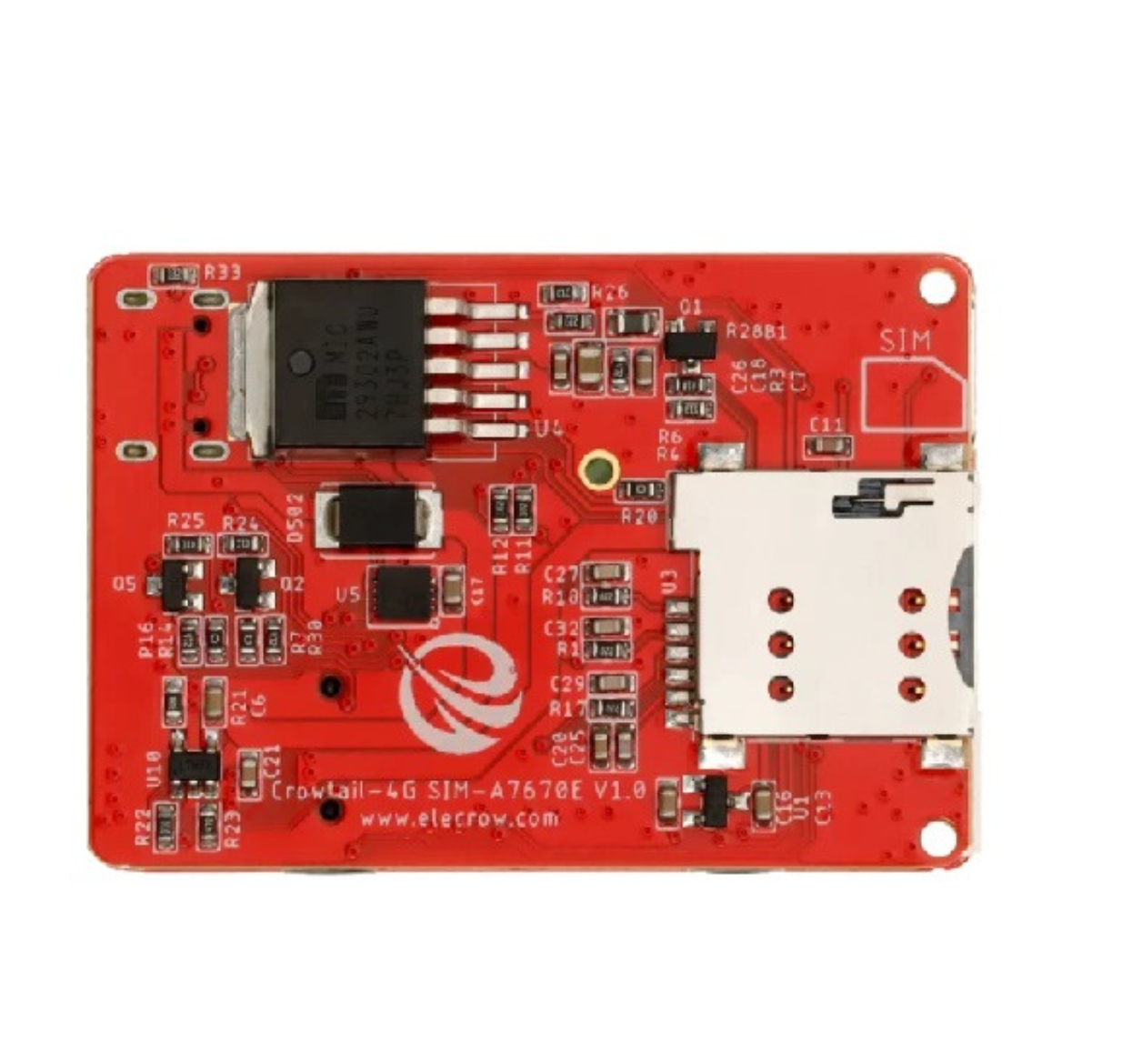 ELECROW Crowtail-4G SIM A7670E Module GPS Breakout Board support GPS/GLONASS/BDS