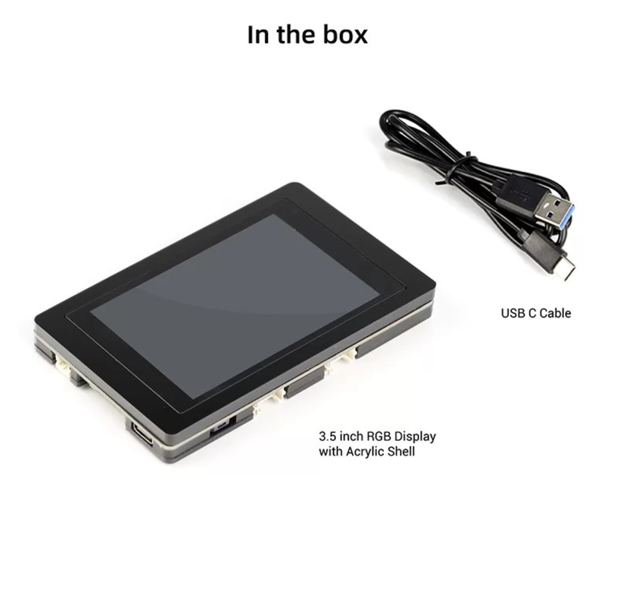 ELECROW ESP32 Terminal–with ESP32 3.5 inch parallel 480×320 TFT capacitive touch RGB display(RGB by chip ILI9488)