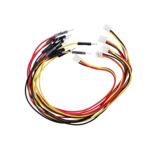 Elecrow 3 Pin Crowtail to Male Splittable Jumper Wire(5 pcs）