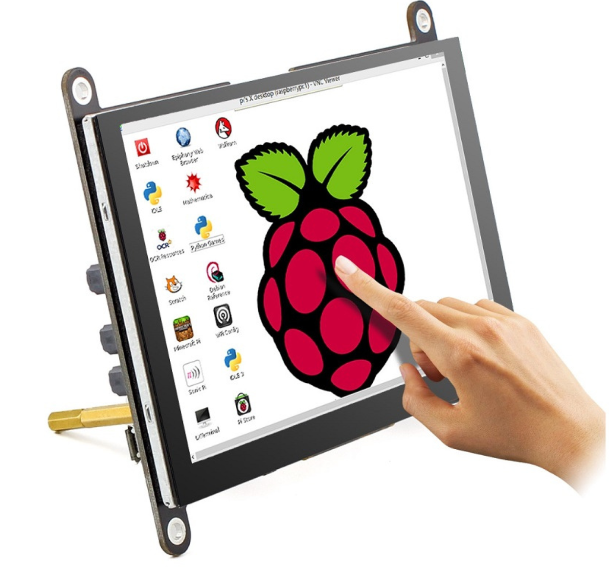 ELECROW RC050S HD 5 Inch 800×480 Capacitive Touch Monitor Built-in Speaker with Backlight Control