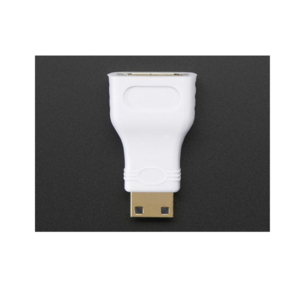 Raspberry Pi Official Mini HDMI C/M to Standard HDMI A/F Cable 10CM White