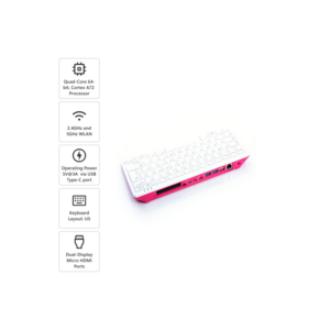 Official Raspberry Pi 400 Personal Computer -US Layout