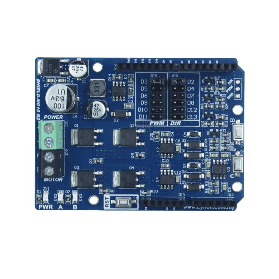 SHIELD-MD10 10A 7-30V DC Motor Driver Shield for Arduino